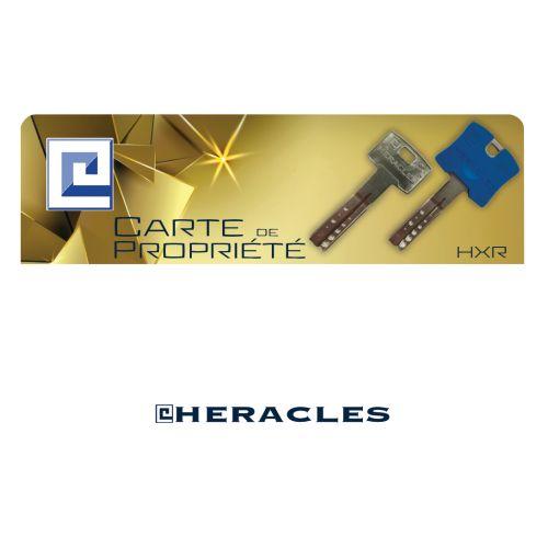 HERACLES HXR-10020401 verrou à bouton cylindre de 40 mm HXR