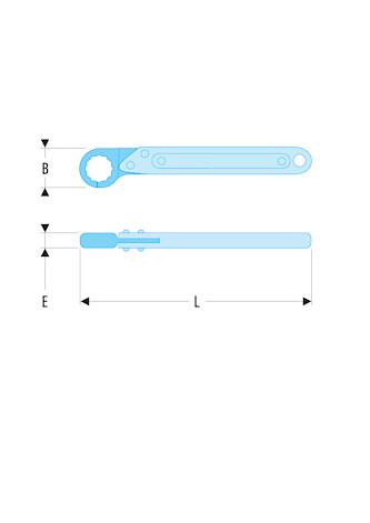 CLE A TUYAUTER A CLIQUET 18MM