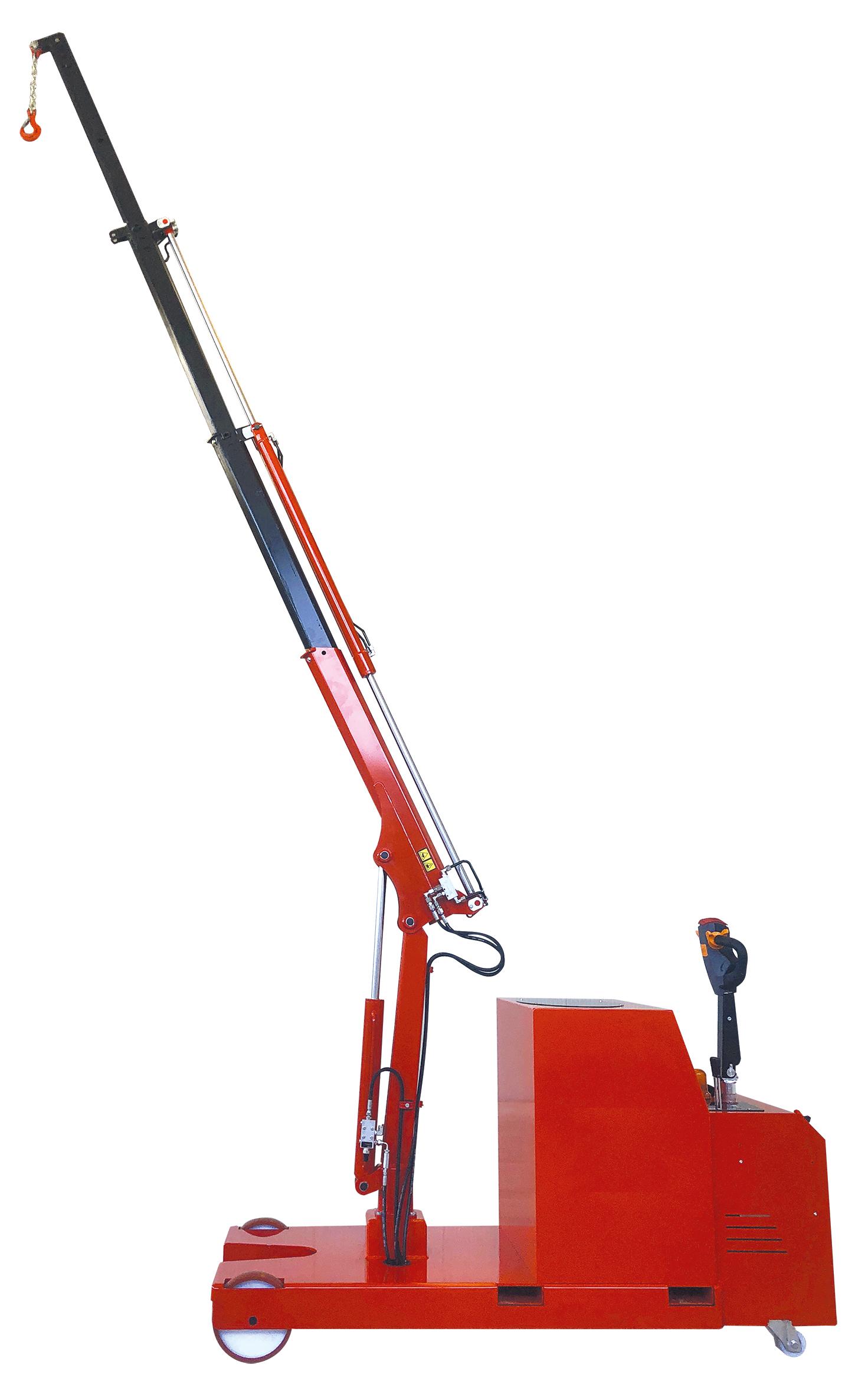 GRUE PORTE-A-FAUX ROTATIVE MOTORISEE 1000 KG