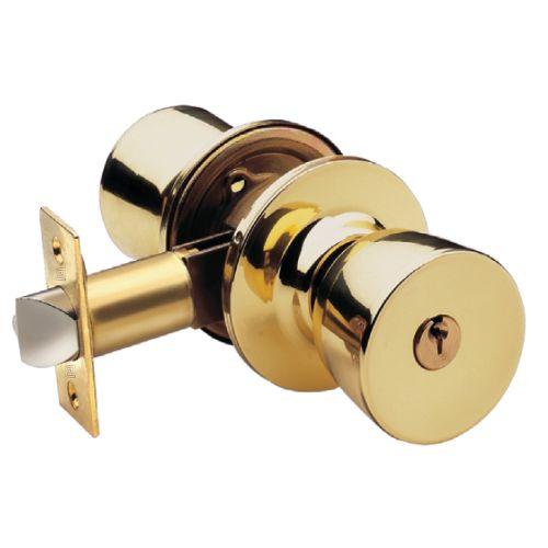 HERACLES HTS3500U0LP serrure tubulaire à axe réglable 60 - 70 mm laiton poli