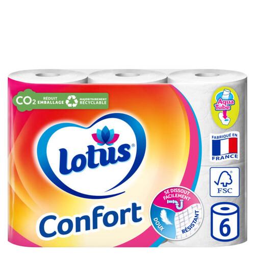 6 RLX PAP.TOILETTE LOTUS