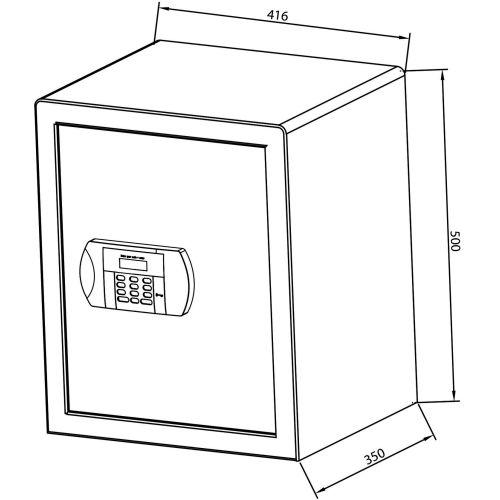 HERACLES - I-CFE4 coffre-fort électronique 60 L