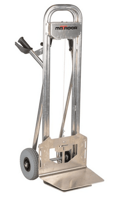 DIABLE PROFESSIONNEL EN ALUMINIUM, DOUBLE BAVETTE