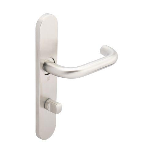 Ensemble double bequille sur plaque JADE série 1294 - Condamnation - inox