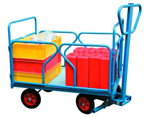 CHARIOT 1 ESSIEU DIRECTEUR 2 DOSSIERS + 2 RIDELLES