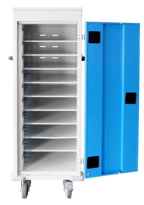 ARMOIRE MOBILE POUR ORDINATEURS PORTABLES 1X10 CASES