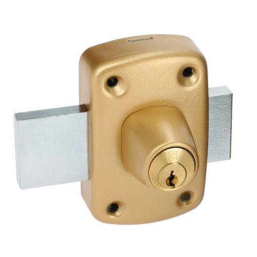 HERACLES C5-10022401 verrou à bouton cylindre 40 mm 4 clés 5G