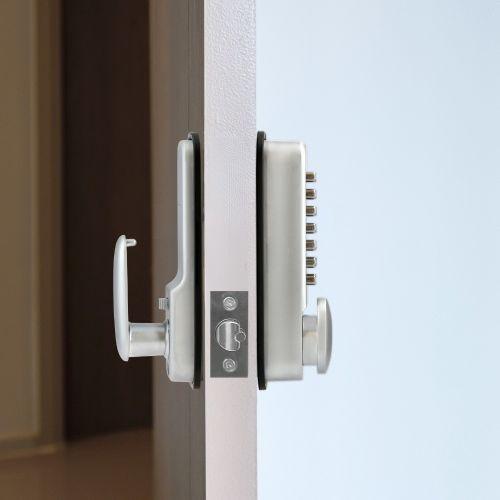 HERACLES HCODE-E serrure à code mécanique à larder pêne demi-tour réversible HCO