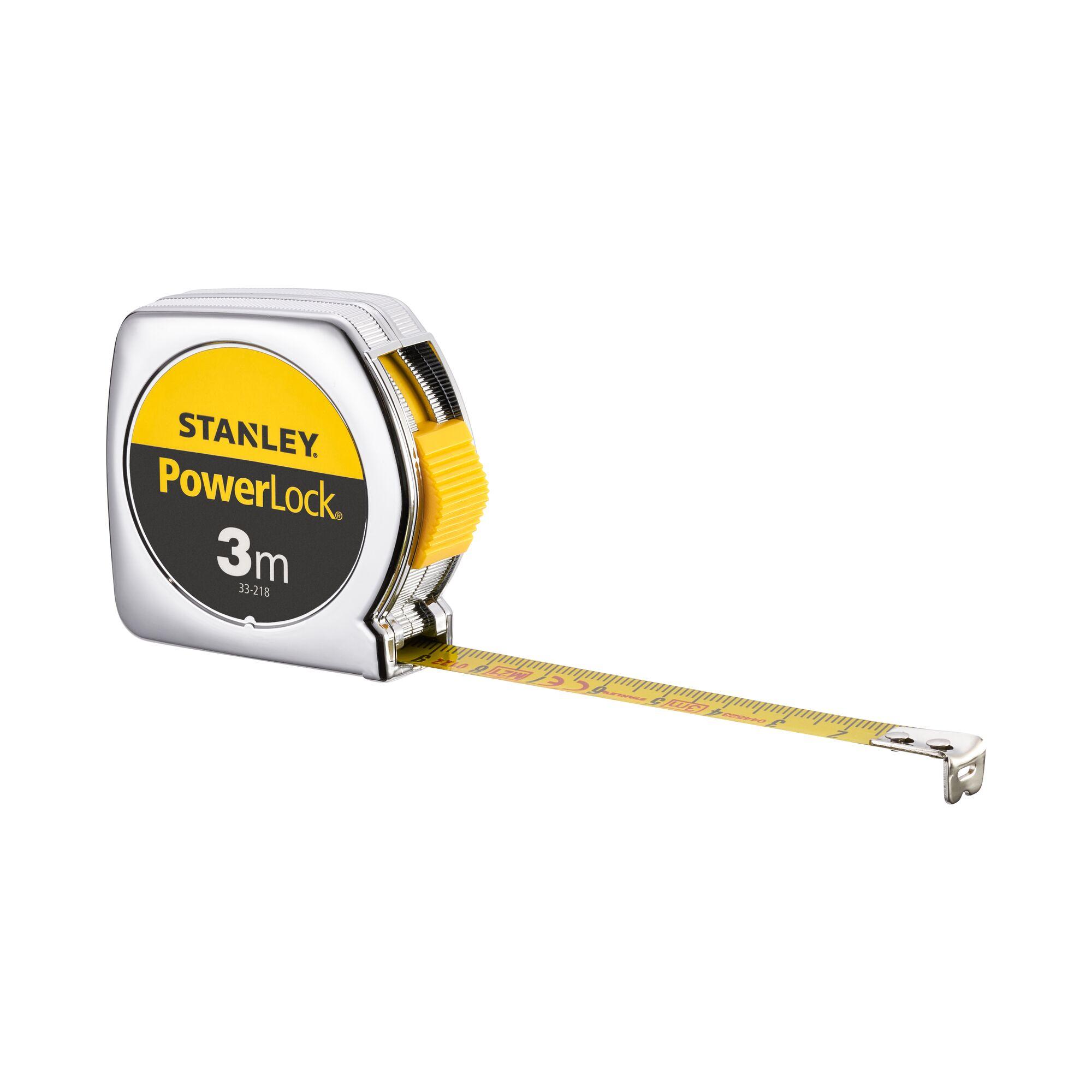 METRE RUBAN POWERLOCK Boitier METAL avec blocage