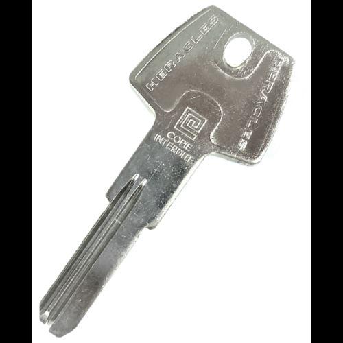 HERACLES AHY7+RD ébauche de clé délignée pour cylindre rond boite de 20 Y7+