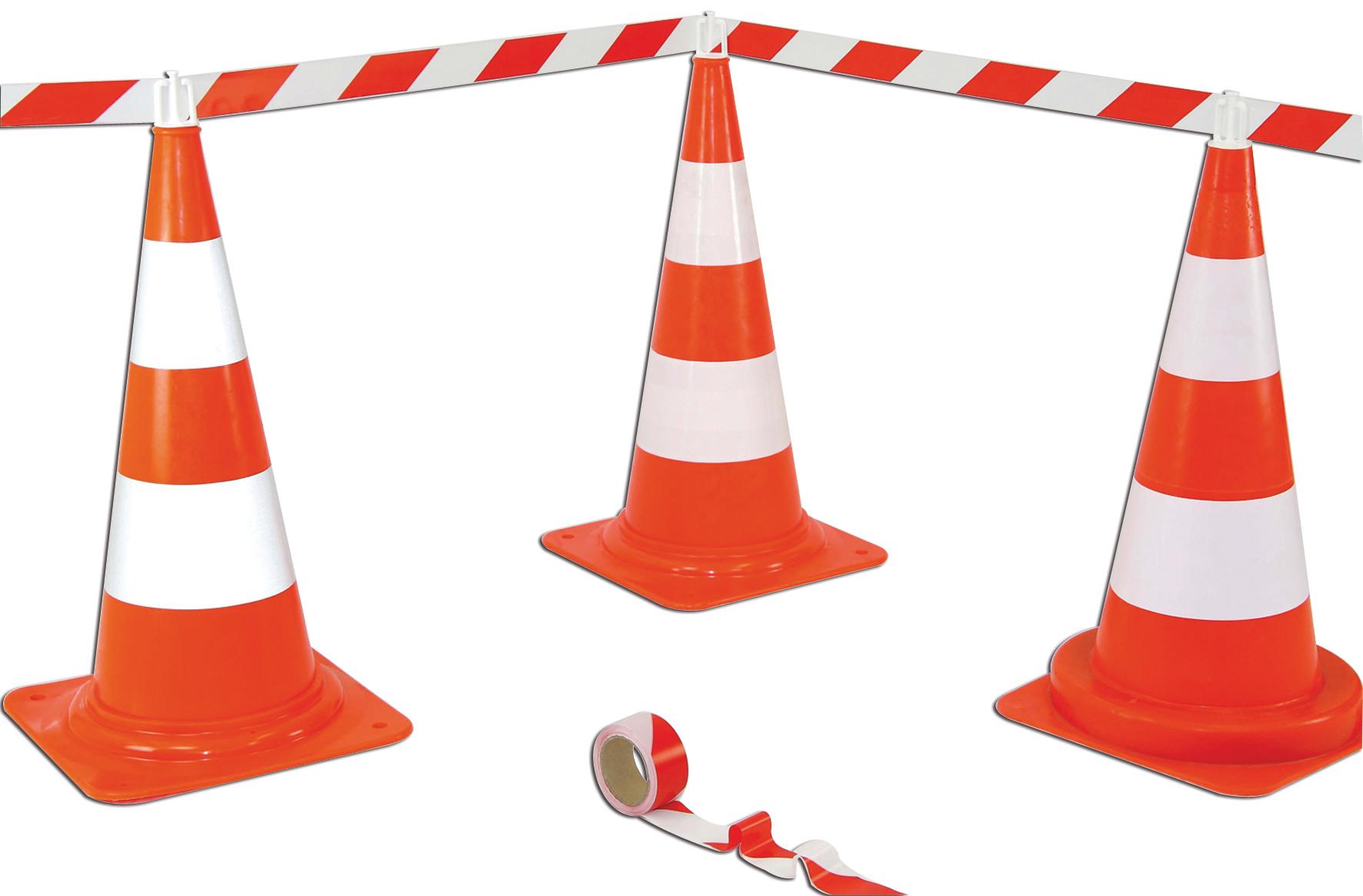 10 CROCHETS POUR BALISES DE SECURITE + 25M CHAINE