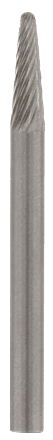 Fraise en carbure de tungstène à bout fléché 3,2 mm (9910)