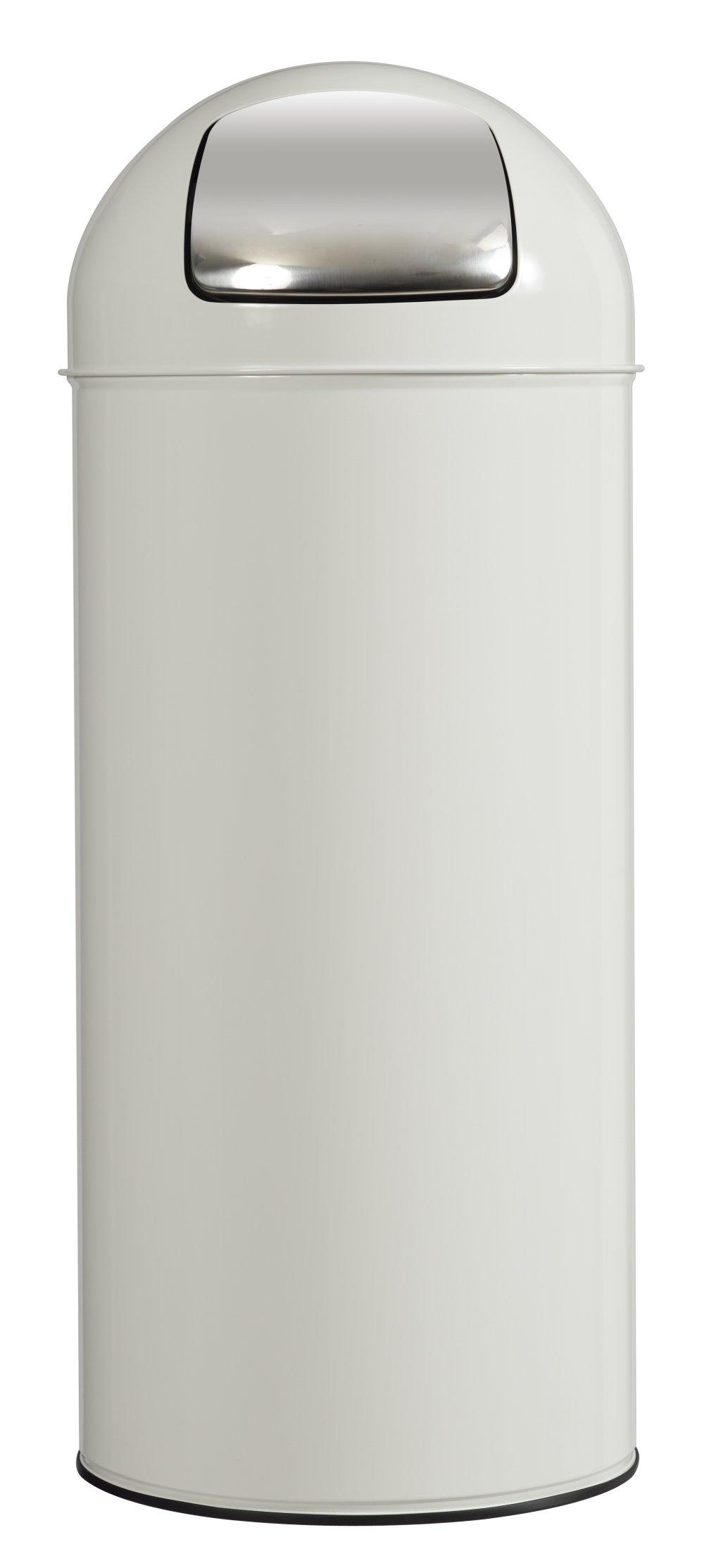 POUBELLE PUSH AVEC COUVERCLE A TRAPPE 45 LITRES