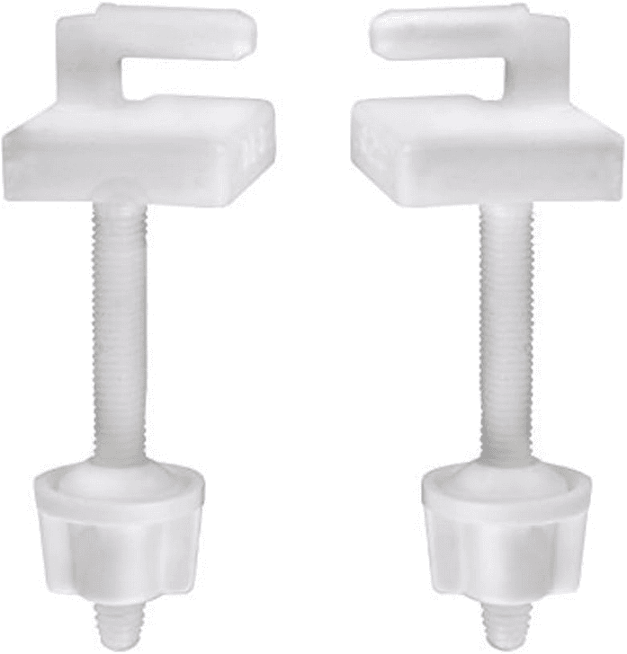 2 attaches nylon universelle pour abattant de WC