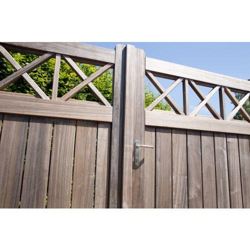 Plaque de propreté entraxe 92 mm aluminium noir 9005 - LOCINOX