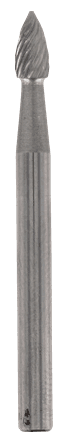 Fraise en carbure de tungstène à bout ovoïde 3,2 mm (9911)