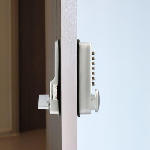 HERACLES HCODE-A verrou à code mécanique en applique pêne dormant réversible HCO