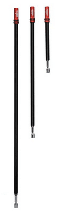 Jeu de porte-embouts longs à bague de verrouillage extra-fine, 3 pièces