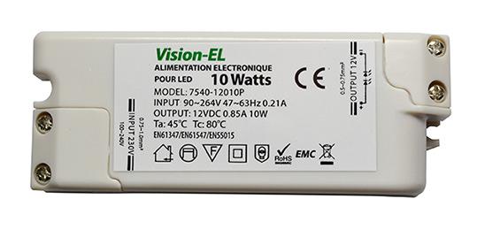 ALIMENTATION LED 12V DC 10W