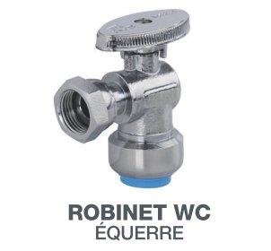 TOUTPUSH ROBINET WC ÉQUERRE 1/4 TOUR
