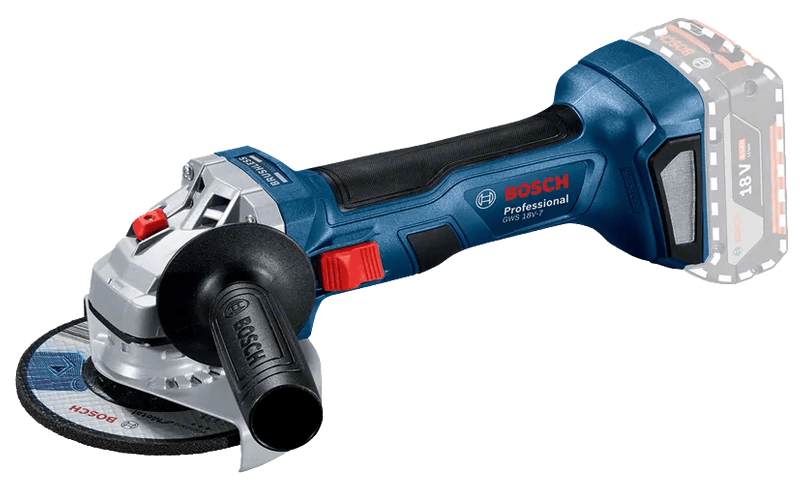 Meuleuse sans fil BOSCH GWS 18V-7 en Cofftet L-Boxx sans batterie