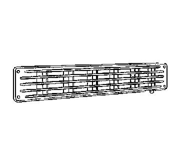 GRILLE RONDE DIA 125 TYPE 43
