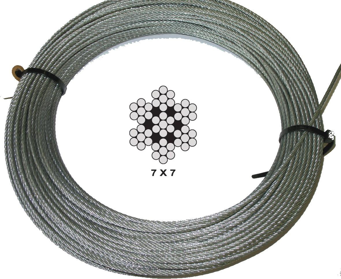 CABLE ACIER AVIA  7X7