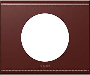 PLAQUE 1P CELIANE CUIR LIE VIN