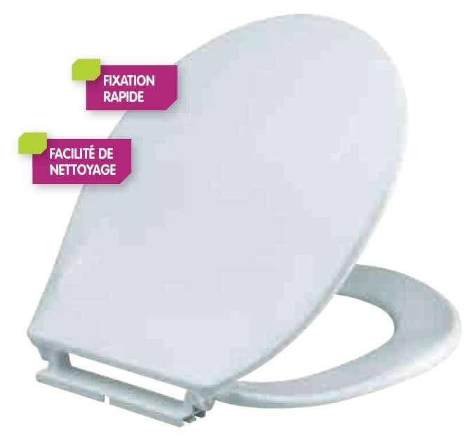 ABATTANT PLASTIQUE MONACO