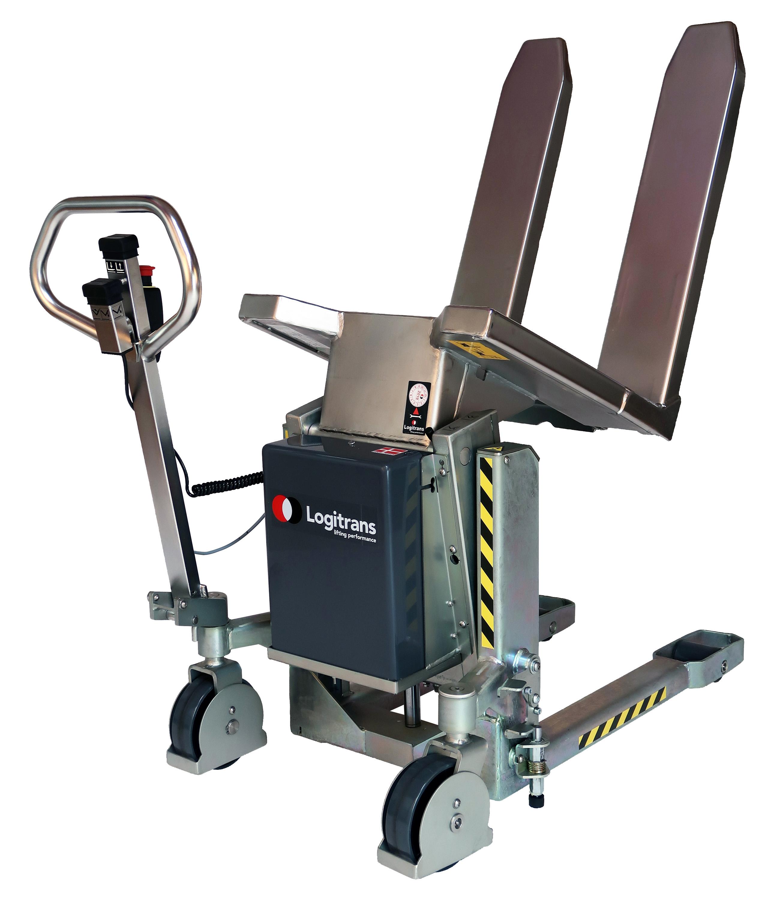 TRANSPALETTE BASCULEUR SEMI-ELECTRIQUE