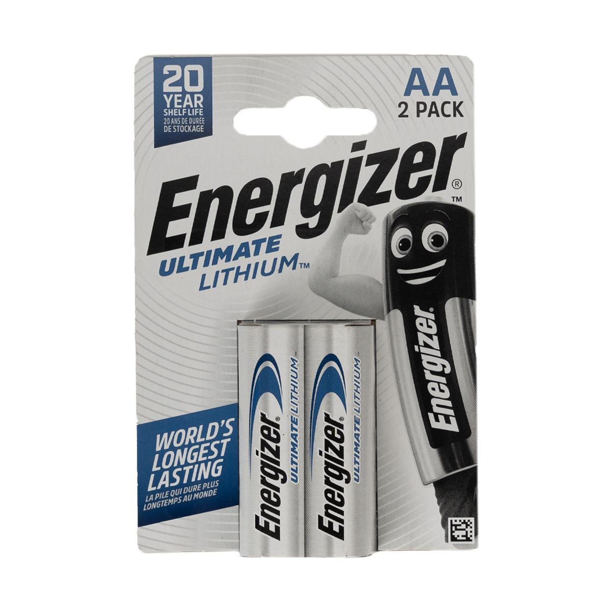 2 piles AAA Ultimate Lithium longue durée de vie