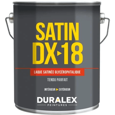 Laque satinée glycérophtalique DX18 intérieur extérieur 15l - DURALEX
