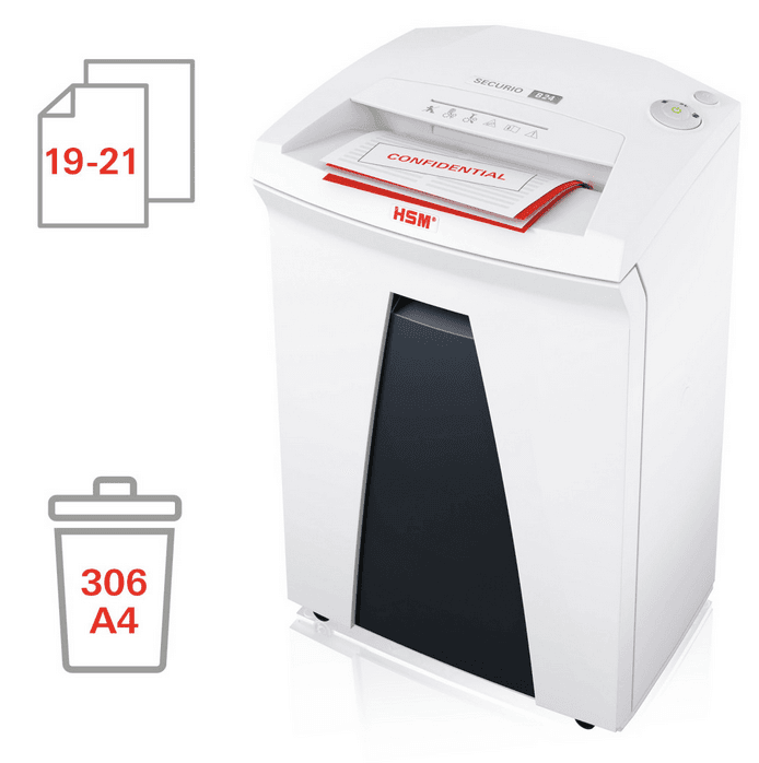 Destructeur de documents individuel B24 Securio 3,9 mm HSM