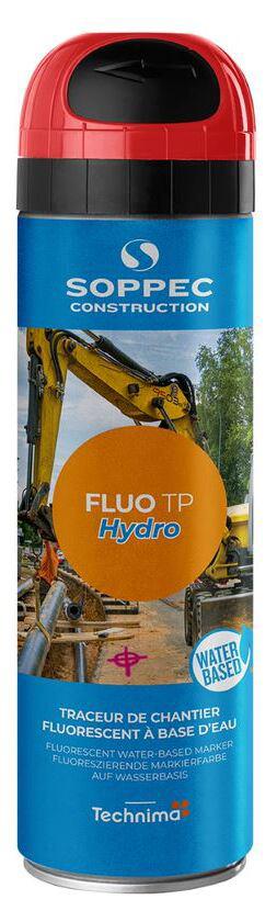 TRACEUR DE CHANTIER FLUO TP ROUGE