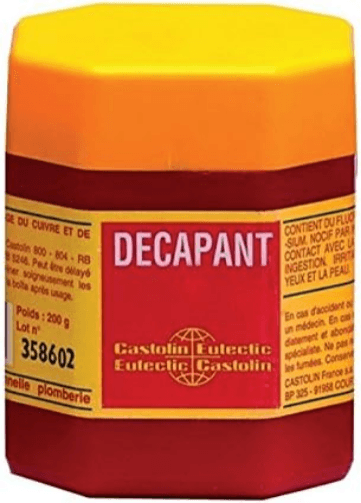 Décapant pate pour brasure Pot de 200g - CASTOLIN 1802