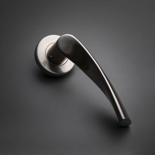 HERACLES B-INOX-BM02 béquille double massif 4002 sur rosace inox brossé JADE