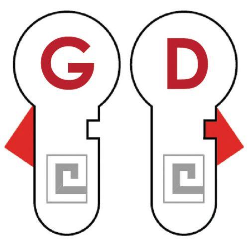 HERACLES HXR-3060SES.DT cylindre européen pour serrure carénée sésame 1 30 x 60m