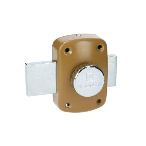 HERACLES 458-50 verrou à bouton cylindre 50 mm coloris or ECO