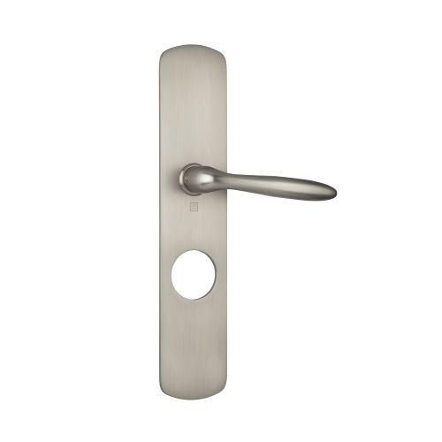 HERACLES NP3580S00331 ensemble sur plaque extérieure béquille satin nickelé pour