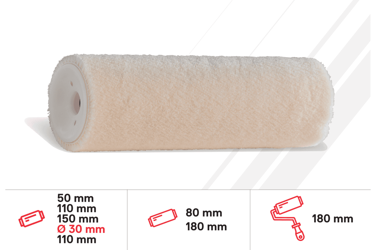 ROULEAU COMPLET LAQUEUR 180 MM