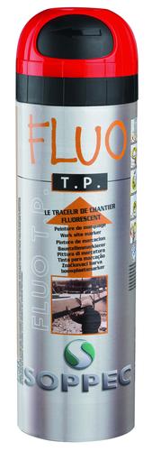TRACEUR DE CHANTIER FLUO TP ROUGE