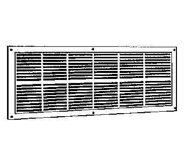 GRILLE EXTRA-PLATE RECTANGUL.