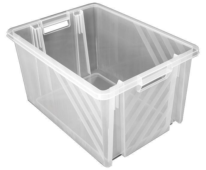 BAC PLASTIQUE GERBABLE ET EMBOITABLE TRANSLUCIDE