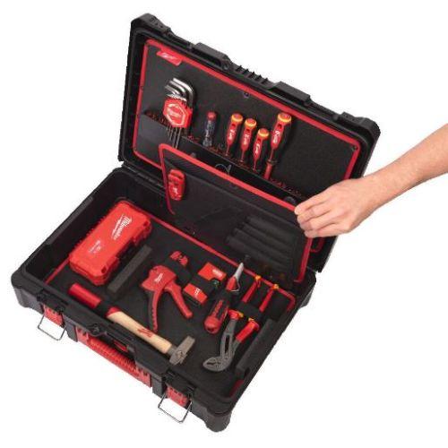 MILWAUKEE 4932499466 caisse à outils pour électricien 62 pièces PACKOUT