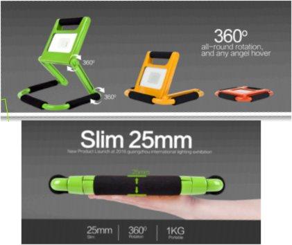PROJECTEUR SLIM 10W