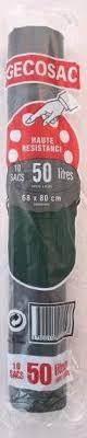 POCHETTE DE 10 SACS POUBELLE