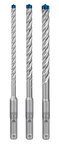 Coffret de 3 forets EXPERT SDS plus-7X