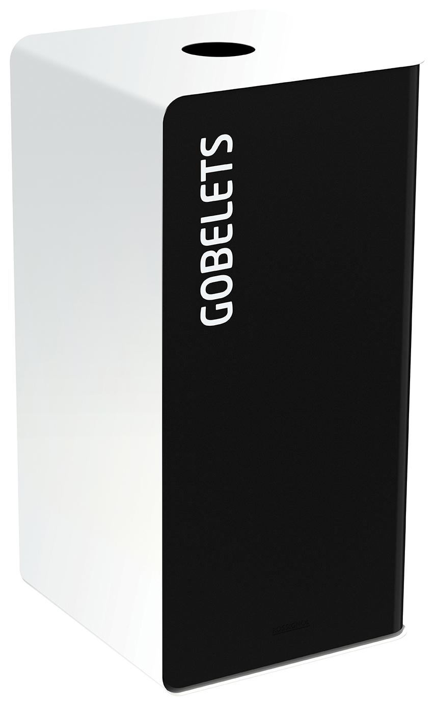 POUBELLE DE TRI CUVATRI EN ACIER POUDRE ANTI-UV