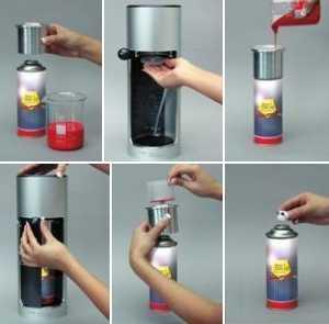 REMPLISSAGE D'AEROSOL PREGAZE