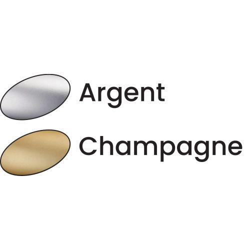 HERACLES I-231102 poignée palière 70 x 250 mm champagne HOME